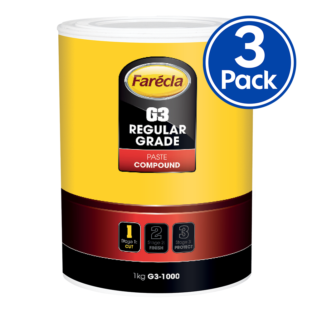 Farecla G3 Regular Grade Paste Compound 1kg x 3 676336010268 eBay